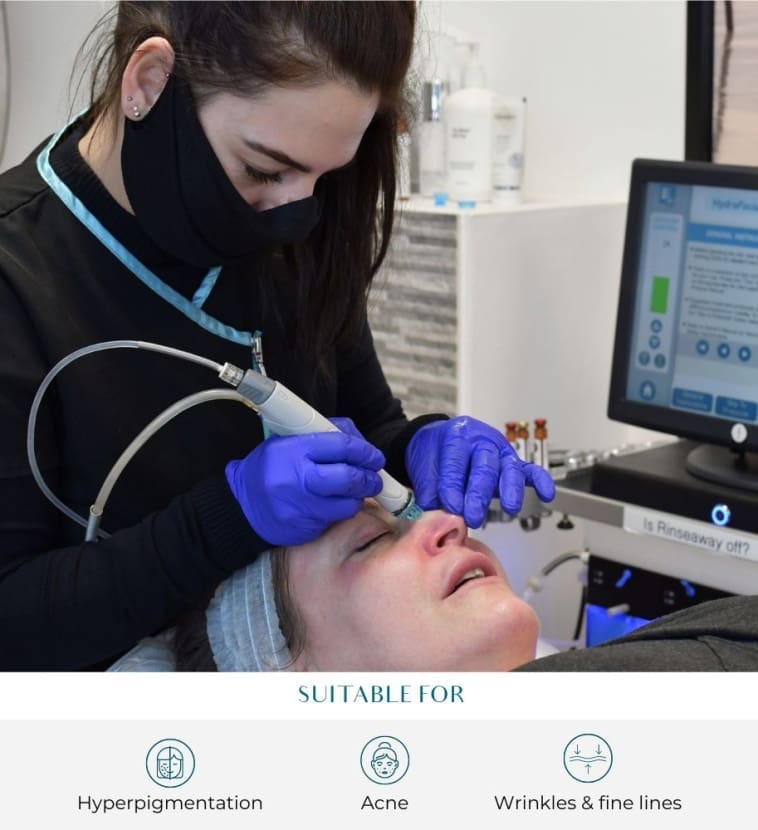 Hydrafacial treatment at perfect skin solutions