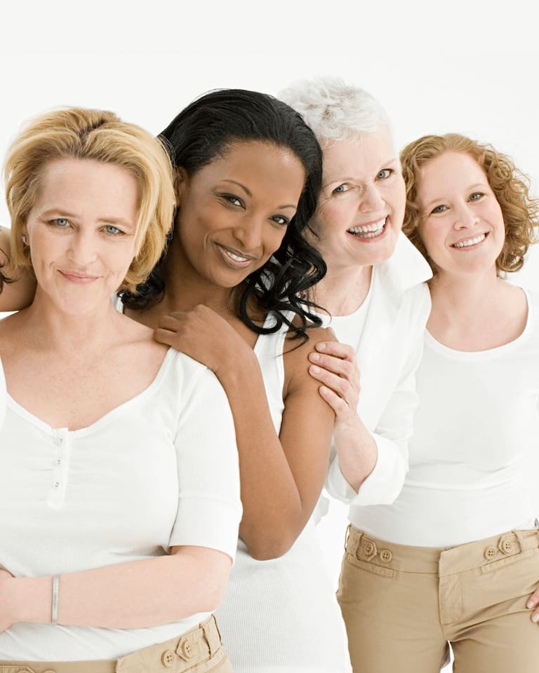 group of women smiling