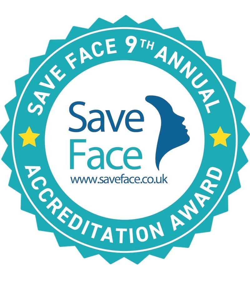 saveface accreditation award