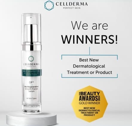 CellDerma’s GF5 Named Best New Dermatological Treatment of 2024!