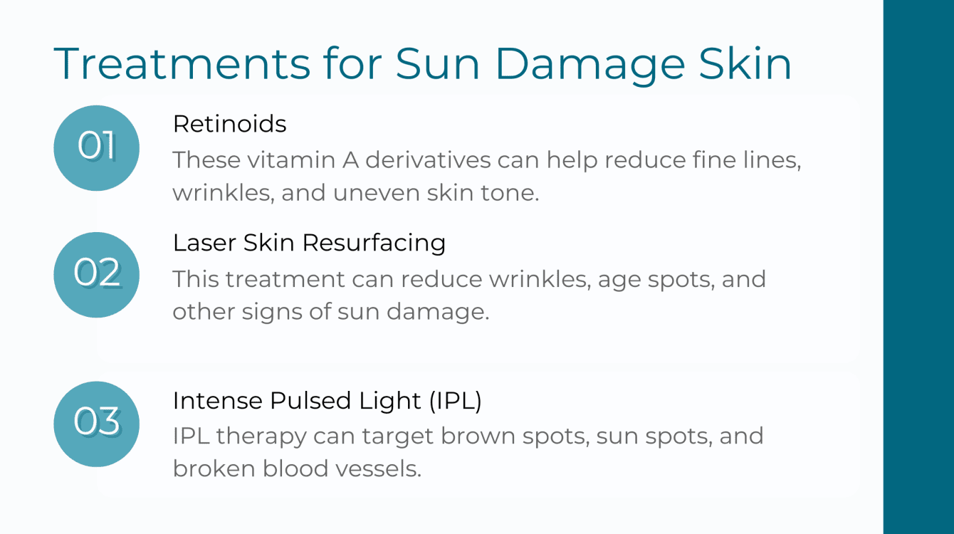 treatments for sun damaged skin