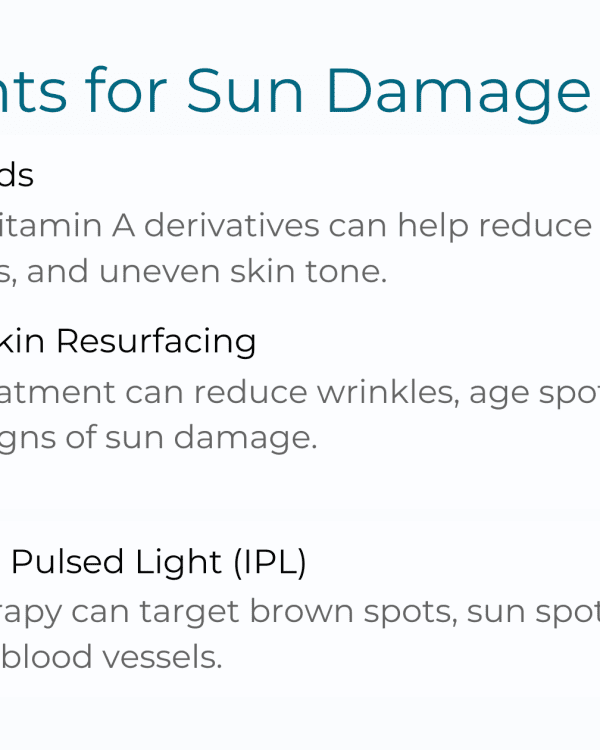 Treatment for Sun Damage Skin: Sun-Damaged Skin Treatments